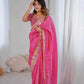 Crepe Silk Cutwork Saree - MYLUXURY LANE ENTERPRISE