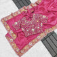 Crepe Silk Cutwork Saree - MYLUXURY LANE ENTERPRISE