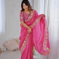 Crepe Silk Cutwork Saree - MYLUXURY LANE ENTERPRISE