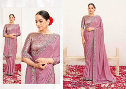 Crepe Silk  Embroidered Sarees