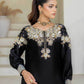 Crepe Silk Embroidery Suits Palazzo Black Salwar Suit - MYLUXURY LANE ENTERPRISE