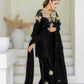 Crepe Silk Embroidery Suits Palazzo Black Salwar Suit - MYLUXURY LANE ENTERPRISE