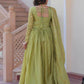 Crush Silk Embroidery Long Gowns - MYLUXURY LANE ENTERPRISE