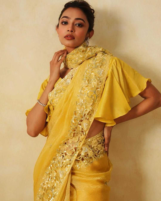 Ready To Wear Sarees Soft Silk Embroidered Saree