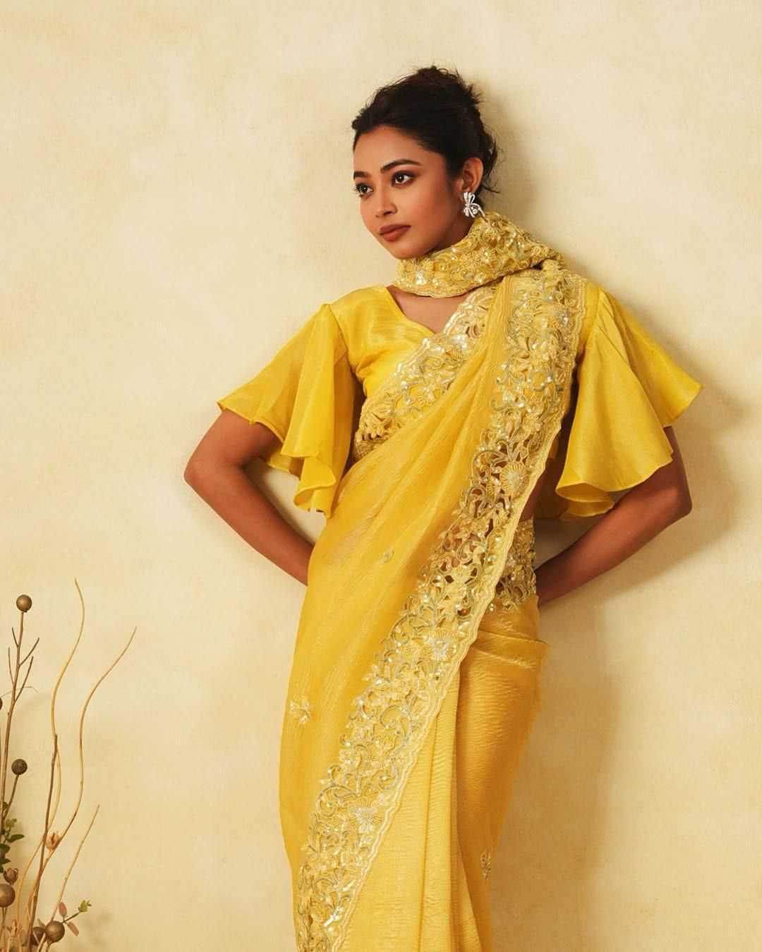 Ready To Wear Sarees Soft Silk Embroidered Saree - MYLUXURY LANE ENTERPRISE