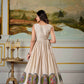 Dola Silk Anarkali Floor-Length Gown With Koti Set - MYLUXURY LANE ENTERPRISE