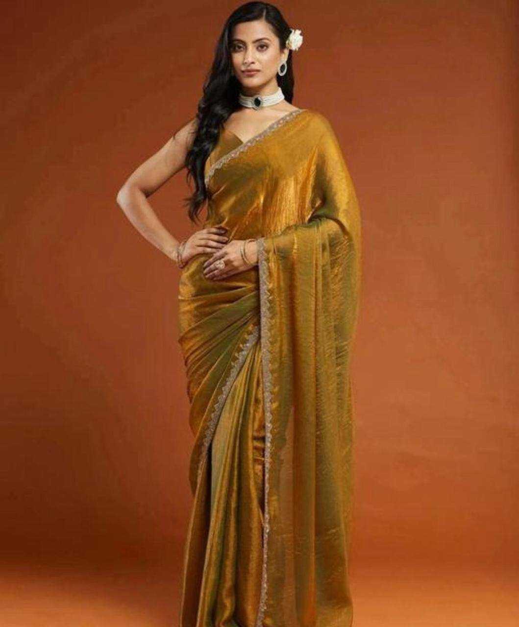 Fancy Designer Party Wear Saree - MYLUXURY LANE ENTERPRISE