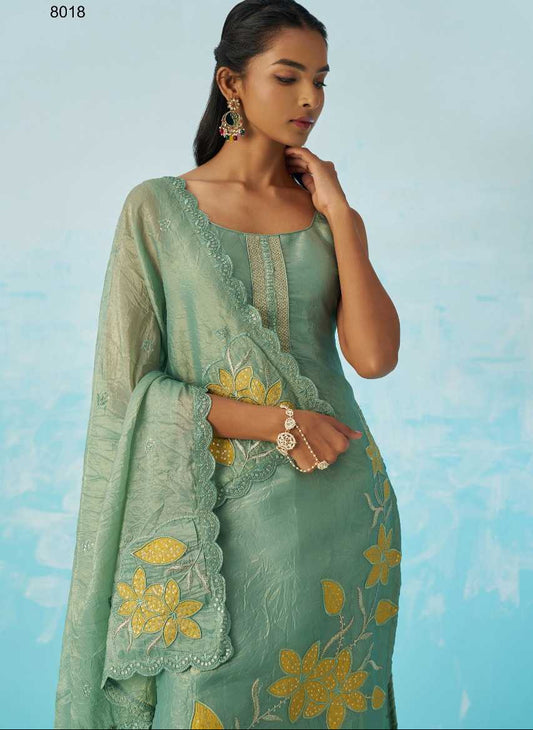 Embroidery Designer Party wear  Suit
