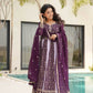 Faux Blooming Gown With Dupatta Sequin Gowns - MYLUXURY LANE ENTERPRISE