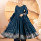 Faux Blooming Anarkali Sequin Gown - MYLUXURY LANE ENTERPRISE