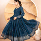 Faux Blooming Anarkali Sequin Gown - MYLUXURY LANE ENTERPRISE