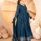 Faux Blooming Anarkali Sequin Gown - MYLUXURY LANE ENTERPRISE