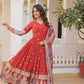FAUX GEORGETTE EMBROIDERY ANARKALI LONG GOWN - MYLUXURY LANE ENTERPRISE