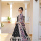 FAUX GEORGETTE EMBROIDERY ANARKALI LONG GOWN - MYLUXURY LANE ENTERPRISE