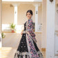 FAUX GEORGETTE EMBROIDERY ANARKALI LONG GOWN - MYLUXURY LANE ENTERPRISE