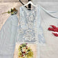 Faux Georgette Embroidery Palazzo Suit - MYLUXURY LANE ENTERPRISE