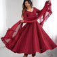 Faux Georgette Anarkali Gown - MYLUXURY LANE ENTERPRISE