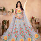 Faux GeorgetteEmbroidered Sequins Lehenga With Cancan - MYLUXURY LANE ENTERPRISE