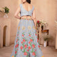 Faux GeorgetteEmbroidered Sequins Lehenga With Cancan - MYLUXURY LANE ENTERPRISE