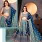 Faux Georgette Lehenga With Cancan - MYLUXURY LANE ENTERPRISE