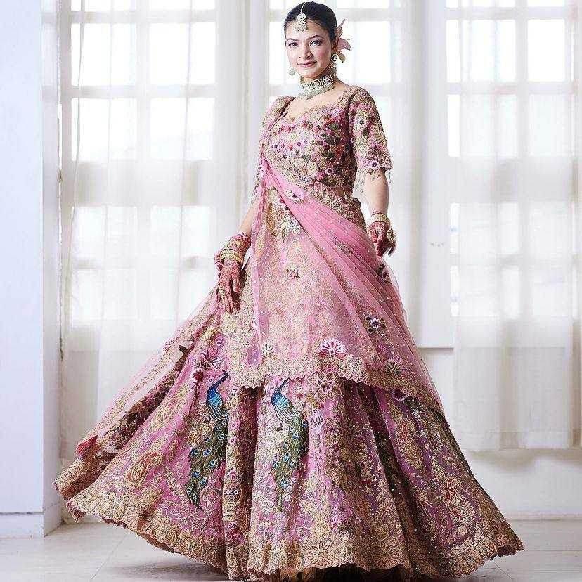 Traditional Designer Lehenga with Exquisite Embroidery - MYLUXURY LANE ENTERPRISE