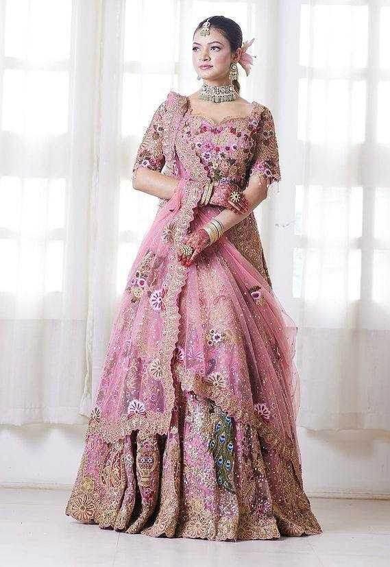 Traditional Designer Lehenga with Exquisite Embroidery - MYLUXURY LANE ENTERPRISE