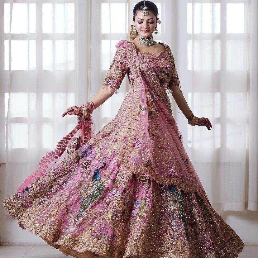Traditional Designer Lehenga with Exquisite Embroidery - MYLUXURY LANE ENTERPRISE