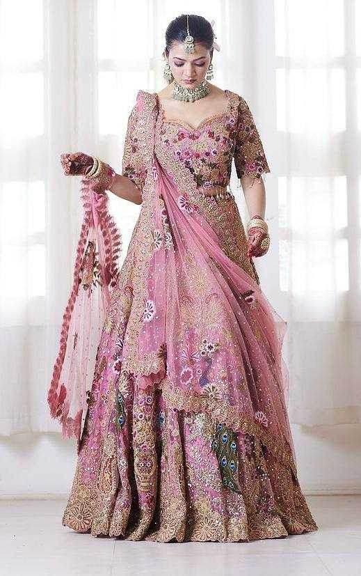 Traditional Designer Lehenga with Exquisite Embroidery - MYLUXURY LANE ENTERPRISE