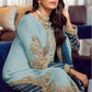 Faux Georgette Embroidery Zari Work Suit - MYLUXURY LANE ENTERPRISE