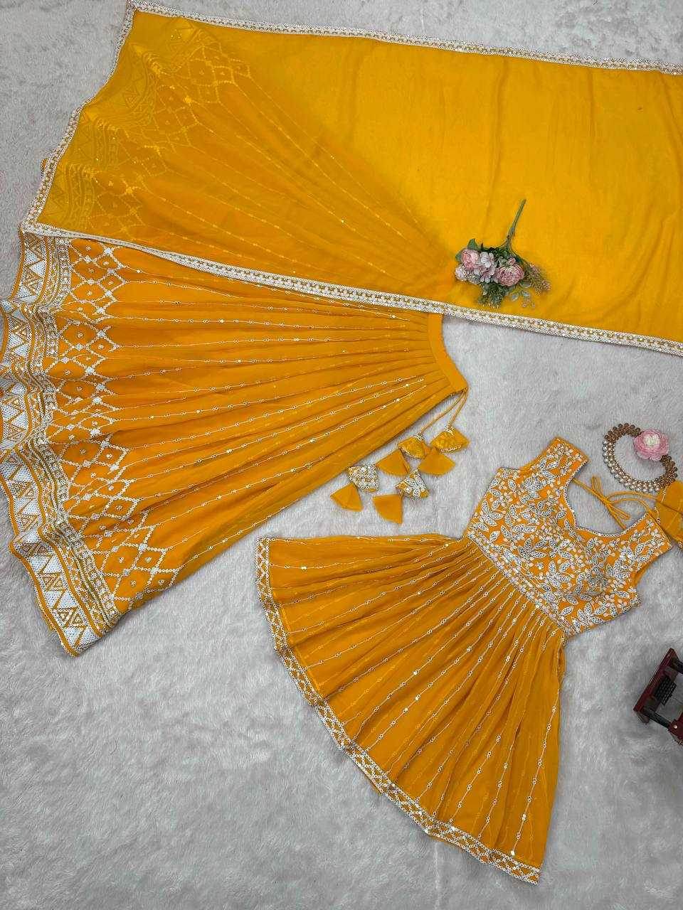 Faux Georgette Festive Designer Lehenga Choli - MYLUXURY LANE ENTERPRISE