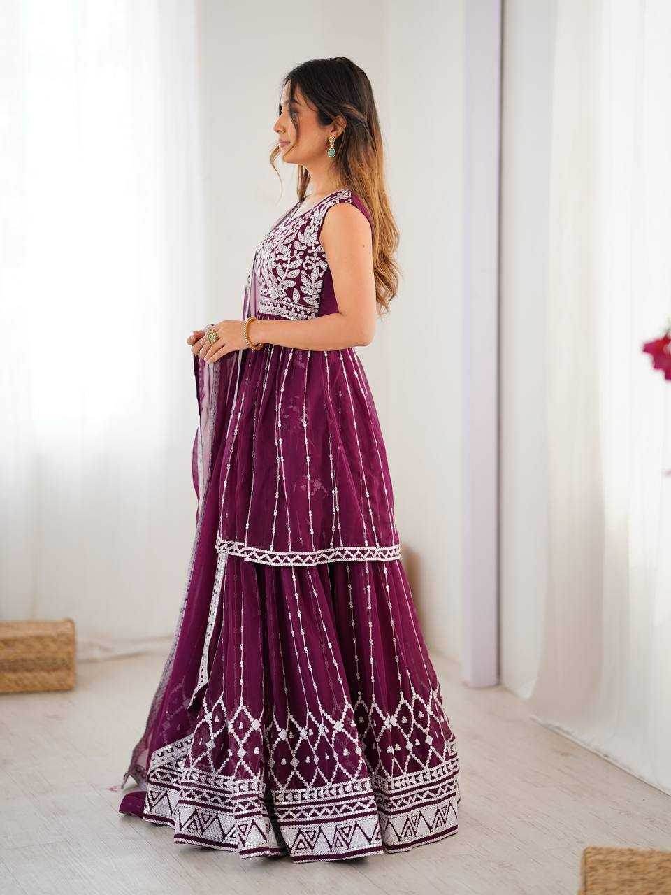 Faux Georgette Festive Designer Lehenga Choli - MYLUXURY LANE ENTERPRISE