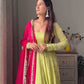Faux Georgette Anarkali Gown Long Gown - MYLUXURY LANE ENTERPRISE