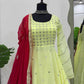 Faux Georgette Anarkali Gown Long Gown - MYLUXURY LANE ENTERPRISE