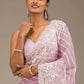 Faux Georgette Pink Saree - MYLUXURY LANE ENTERPRISE