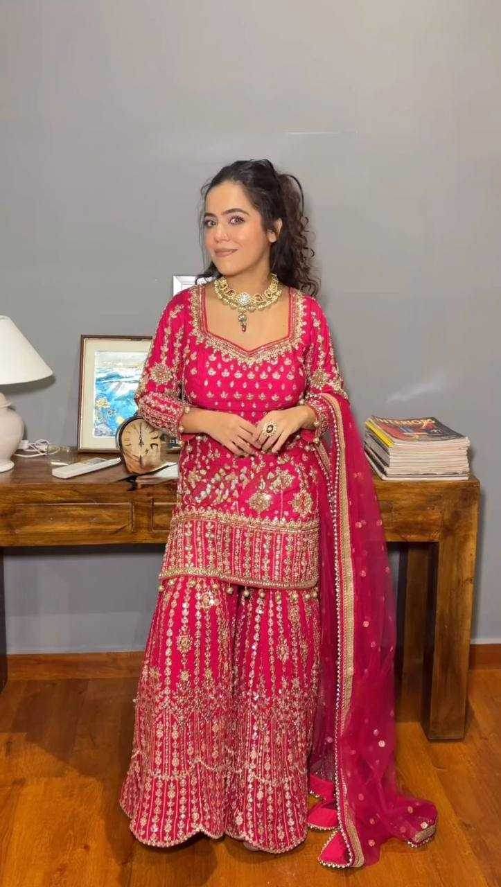 FAUX GEORGETTE RANI SUIT - MYLUXURY LANE ENTERPRISE