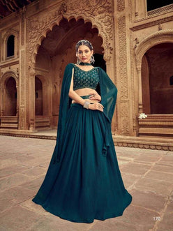 Choli Georgette Lehenga with Exquisite Embellishments - MYLUXURY LANE ENTERPRISE