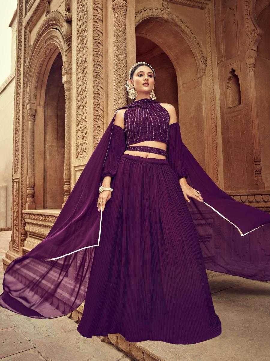 Choli Georgette Lehenga with Exquisite Embellishments - MYLUXURY LANE ENTERPRISE