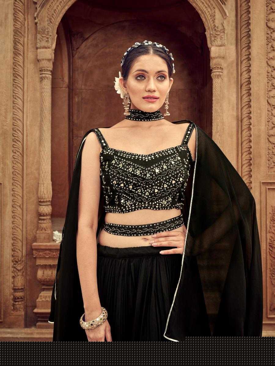 Choli Georgette Lehenga with Exquisite Embellishments - MYLUXURY LANE ENTERPRISE