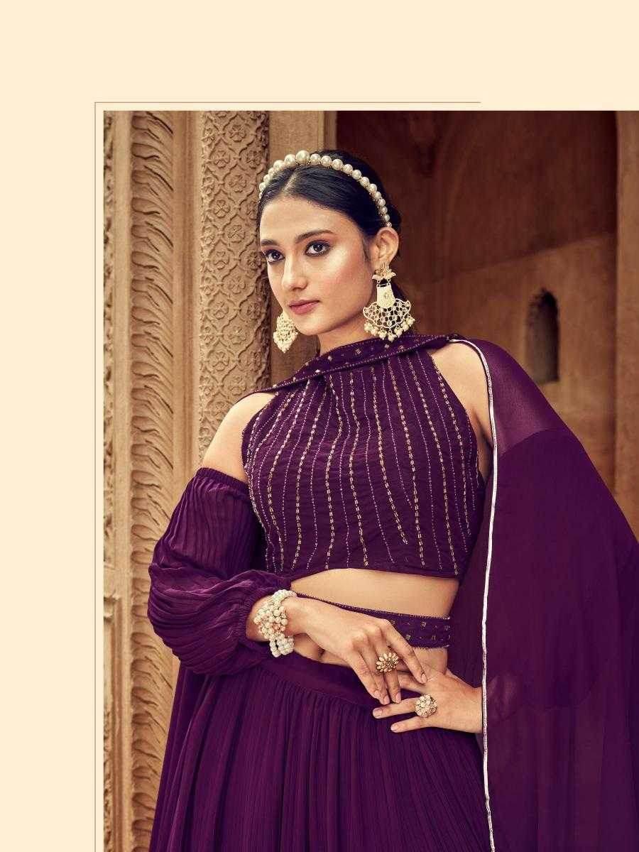 Choli Georgette Lehenga with Exquisite Embellishments - MYLUXURY LANE ENTERPRISE