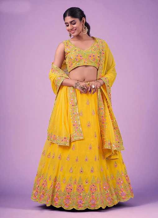 Faux Georgette Designer Lehenga