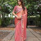 FENDY Party Wear Chiffon Lace Border Sarees - MYLUXURY LANE ENTERPRISE