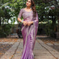 FENDY Party Wear Chiffon Lace Border Sarees - MYLUXURY LANE ENTERPRISE