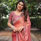 FENDY Party Wear Chiffon Lace Border Sarees - MYLUXURY LANE ENTERPRISE