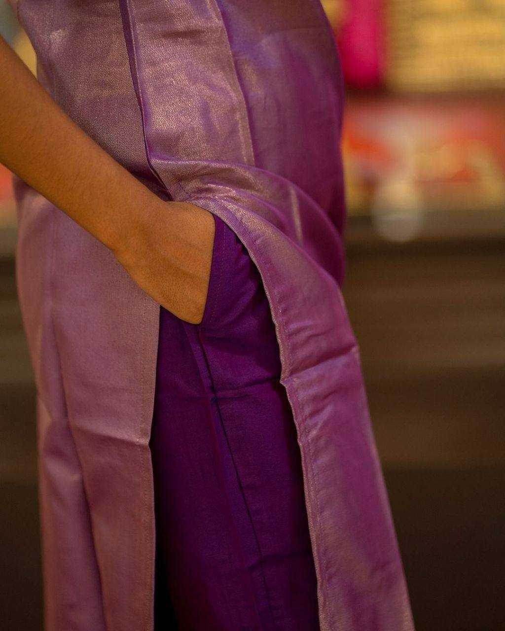 FENDY Ladies Silk Party wear Handwork Suit - MYLUXURY LANE ENTERPRISE