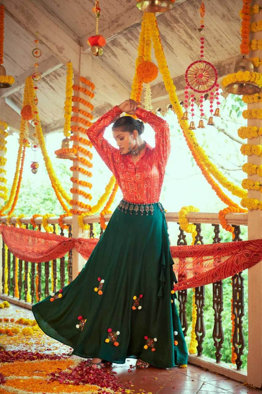Gajji Silk Western Wears Top - MYLUXURY LANE ENTERPRISE