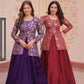 Simmer Lehenga With Blouse - MYLUXURY LANE ENTERPRISE
