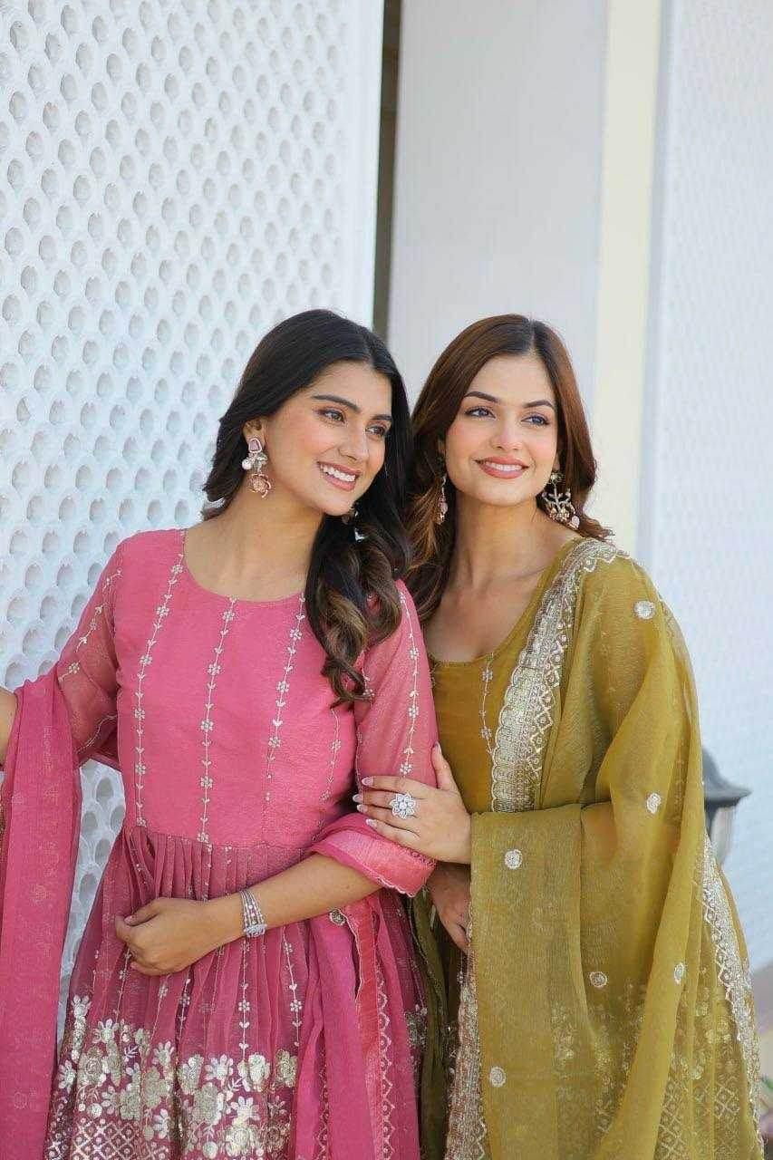 SHARARA SALWAR EMBROIDERY SUITS - MYLUXURY LANE ENTERPRISE