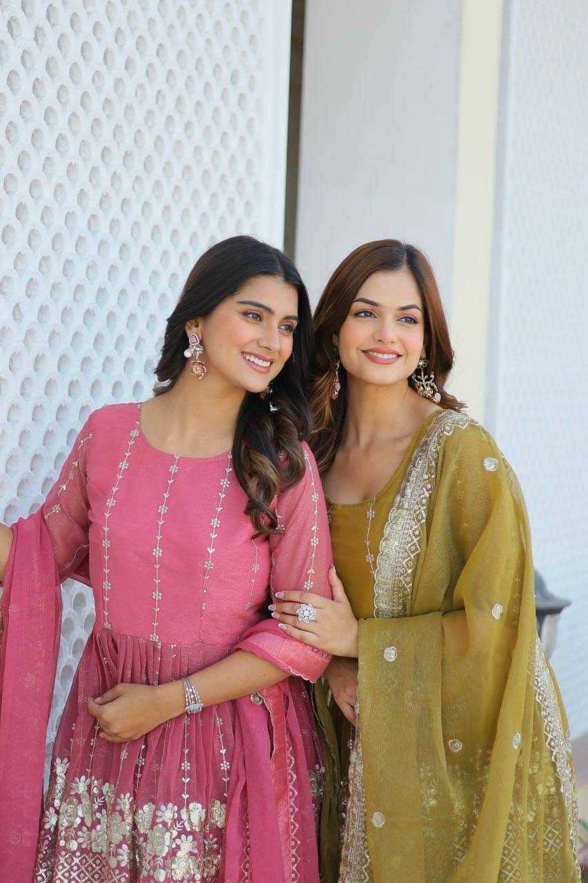 SHARARA SALWAR EMBROIDERY SUITS - MYLUXURY LANE ENTERPRISE