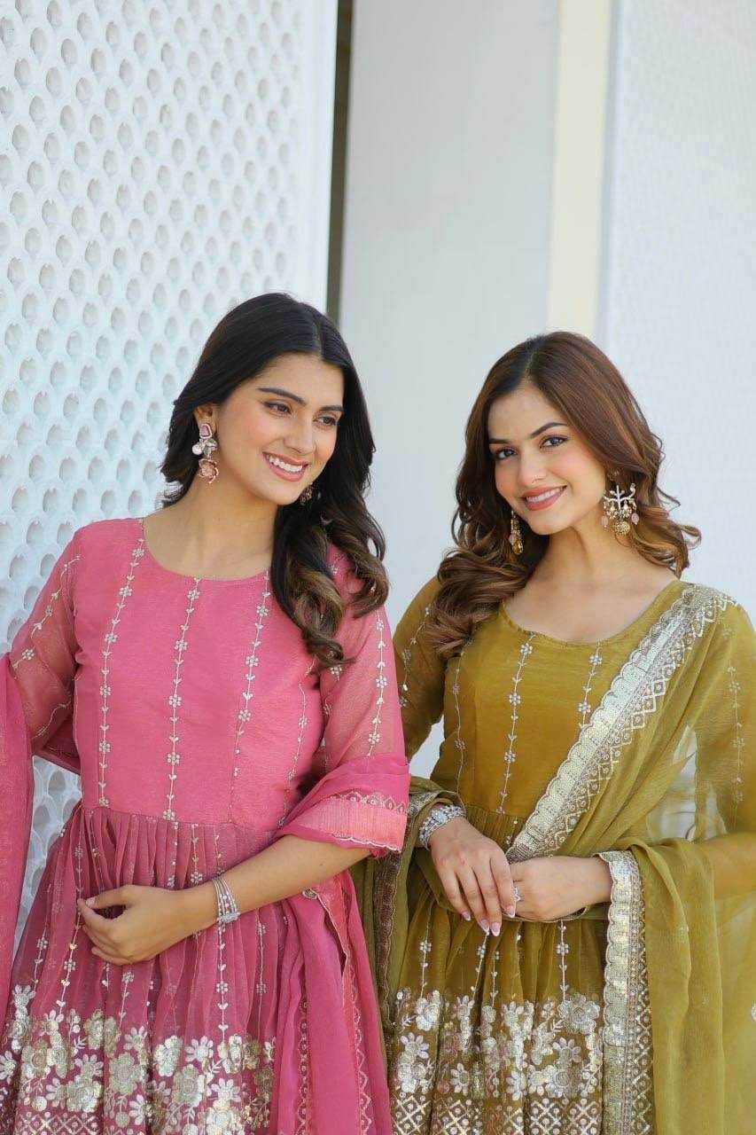 SHARARA SALWAR EMBROIDERY SUITS - MYLUXURY LANE ENTERPRISE