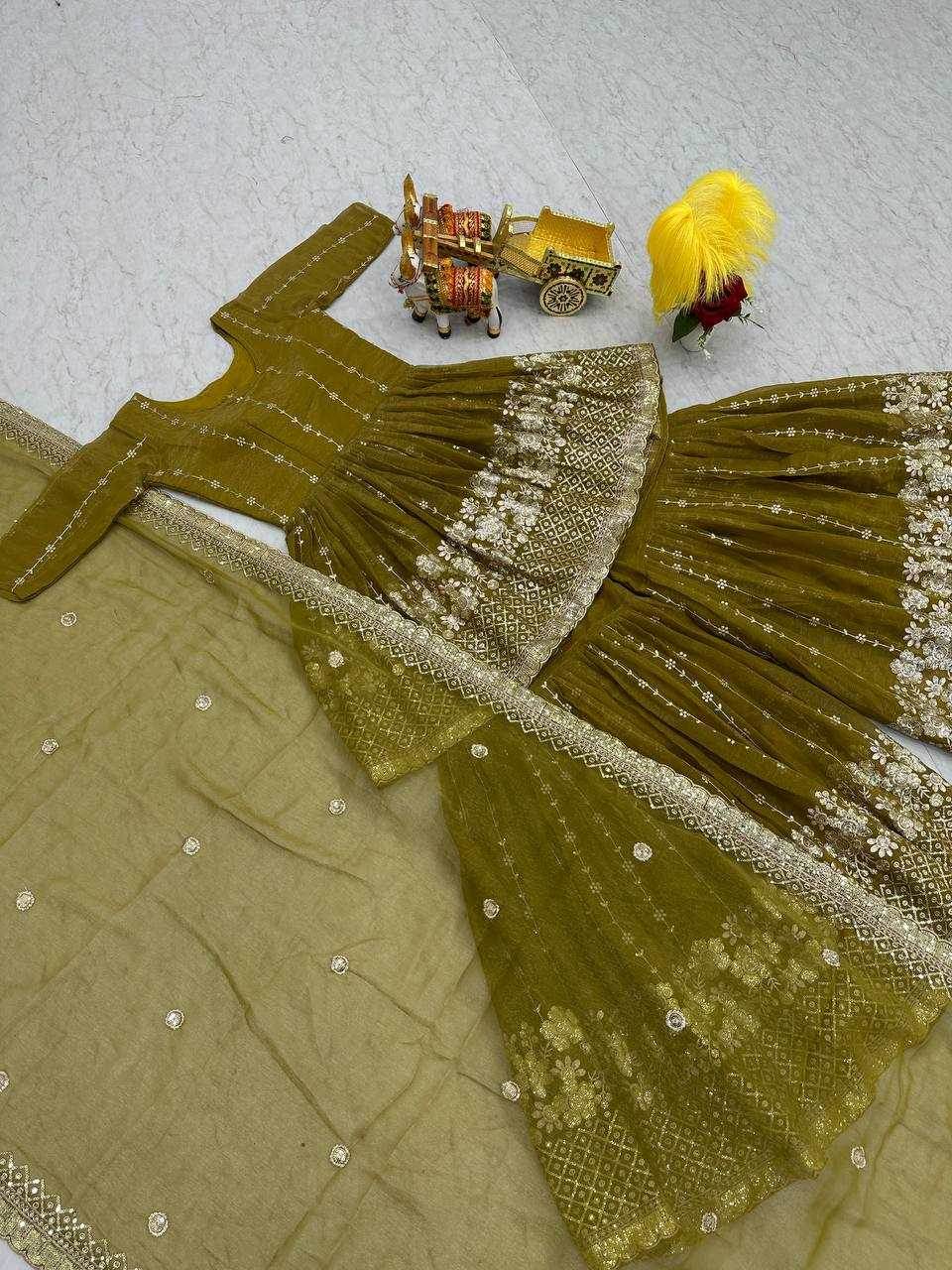 SHARARA SALWAR EMBROIDERY SUITS - MYLUXURY LANE ENTERPRISE